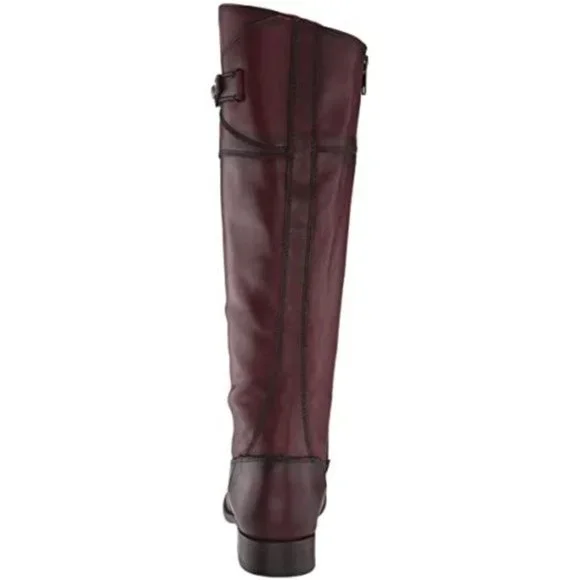 Frye Molly Button Brown Leather Tall Knee High Equestrian Zip Up Vintage Boots - Picture 4 of 14